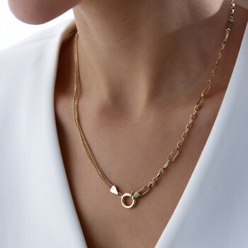 Ataç ve Tırnak Makası Zincirli Charm Kolye - Milades (1)