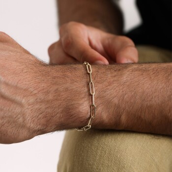 Ataç Zincir Erkek Bileklik - Zincir İş