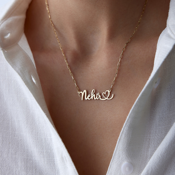 Ataç Zincir İsim Kolye - Özkonak