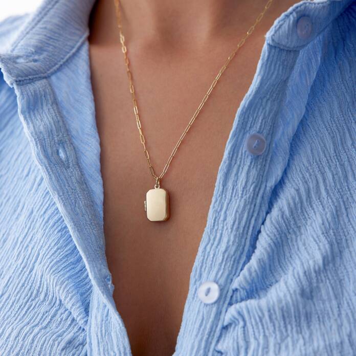 Ataç Zincir Kapaklı Kolye - 1