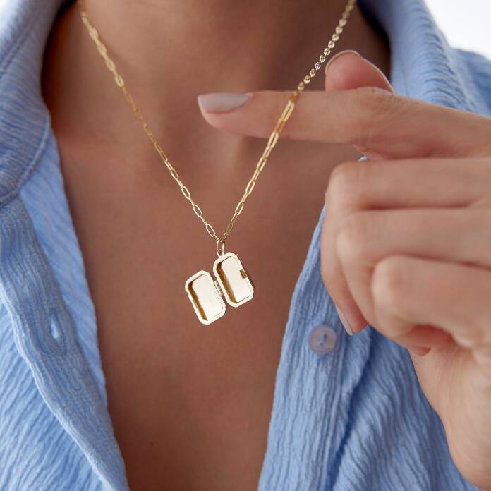 Ataç Zincir Kapaklı Kolye - 2