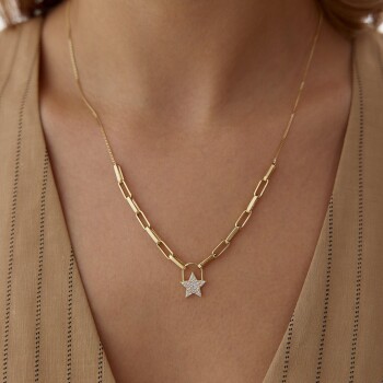 Ataçlı Yıldız Kolye - Rayna