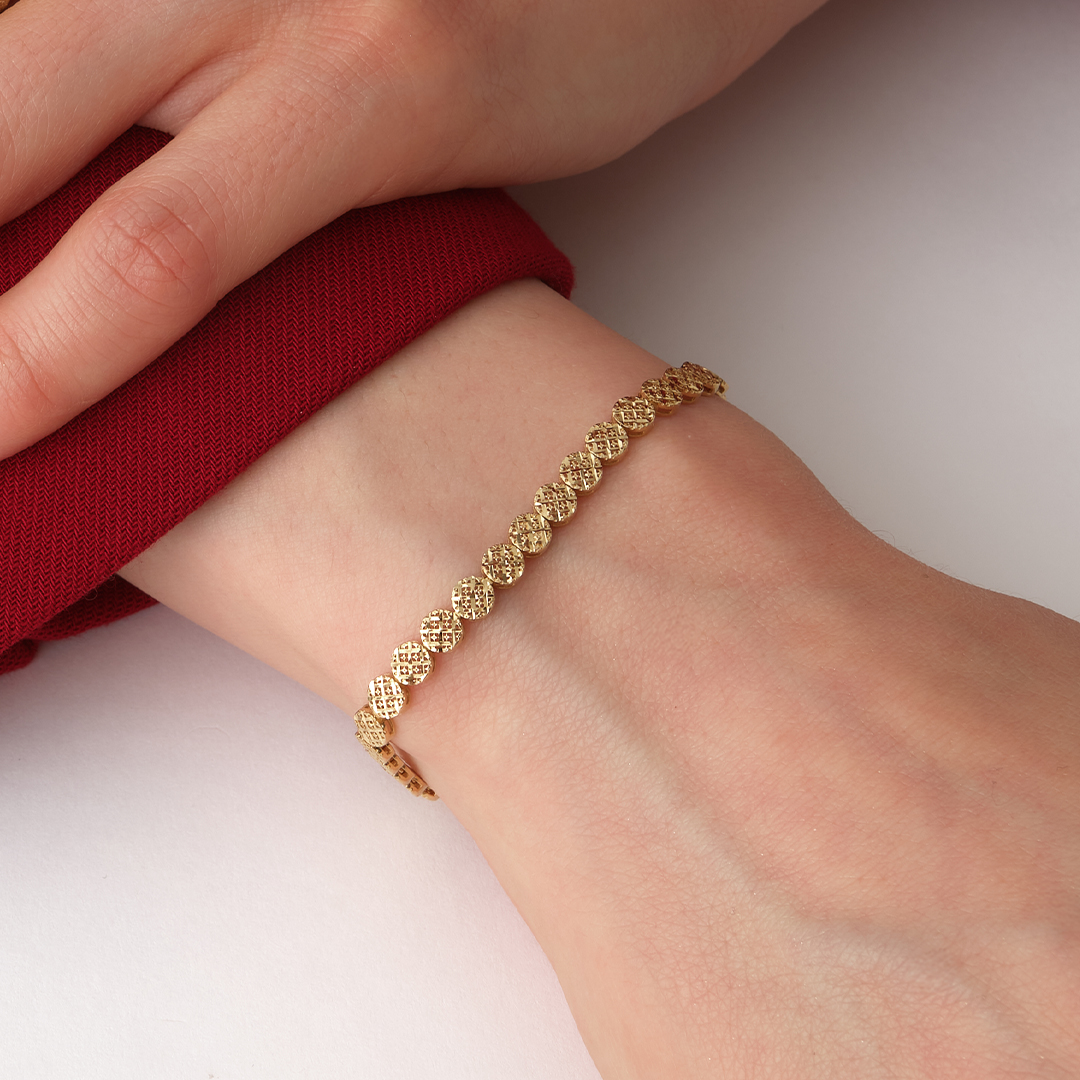 Aurelia Işıltı Altın Bileklik - 1