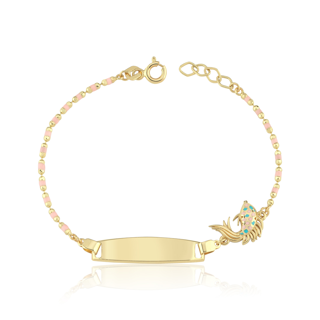 Ay Balığı Altın Bebek Künyesi - 1