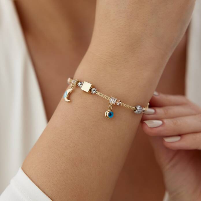 Ay ve Göz Charmlı Bileklik - 1