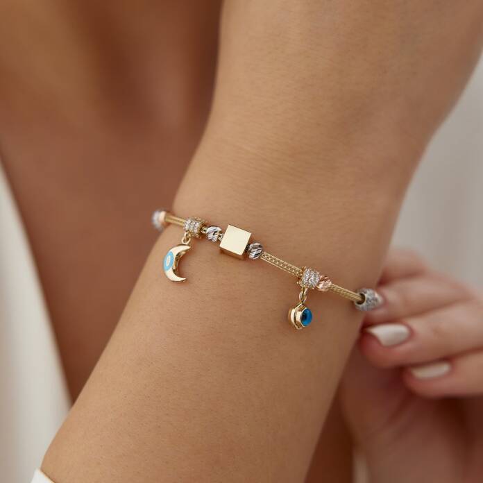 Ay ve Göz Charmlı Bileklik - 2