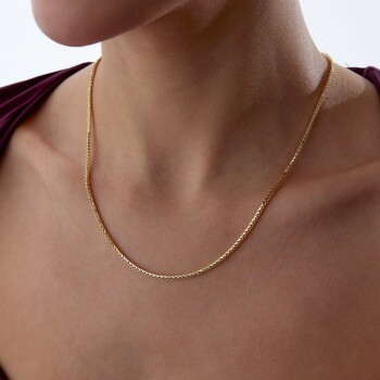 Aynalı Spiga Zincir - Midas