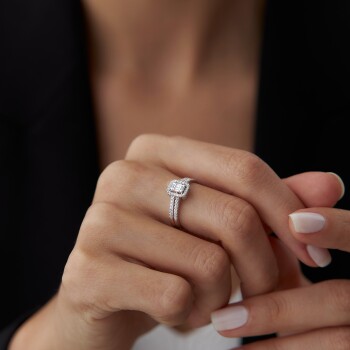 Baget Çift Tur Yüzük - Rayna (1)