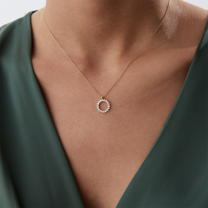 Baget Halkası Kolye - Özçelik