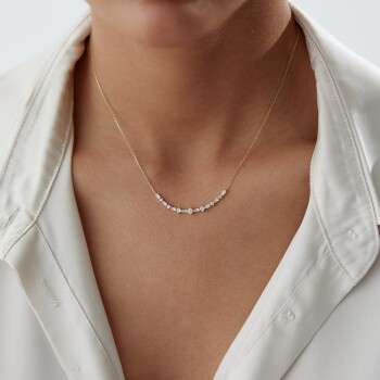 Baget & Point Taşlı Kolye - Garo