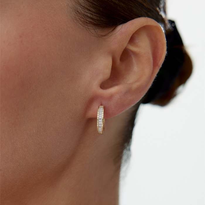 Baget Rod Halka Küpe - Rayna