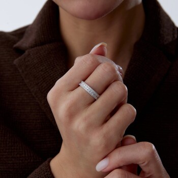 Baget Sıralı Yüzük - Koşun