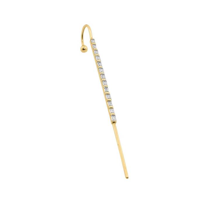 Baget Taşlı Hook Baston Küpe - 1