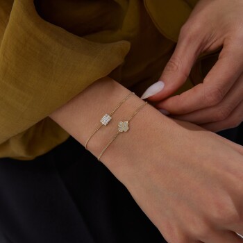 Baget ve Yonca İkili Bileklik - Rayna (1)