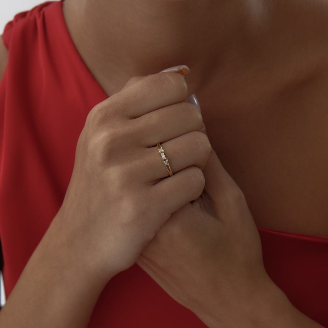 Bagetli Bridge Yüzük - 2