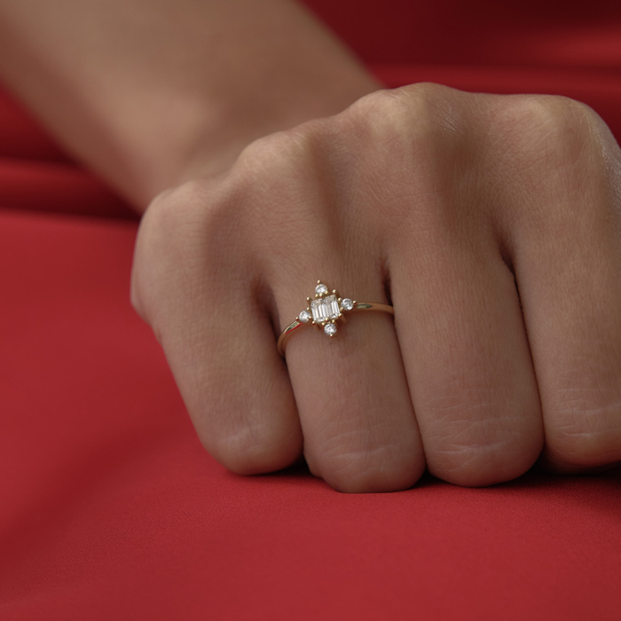 Bagetli Evora Yüzük - MİST