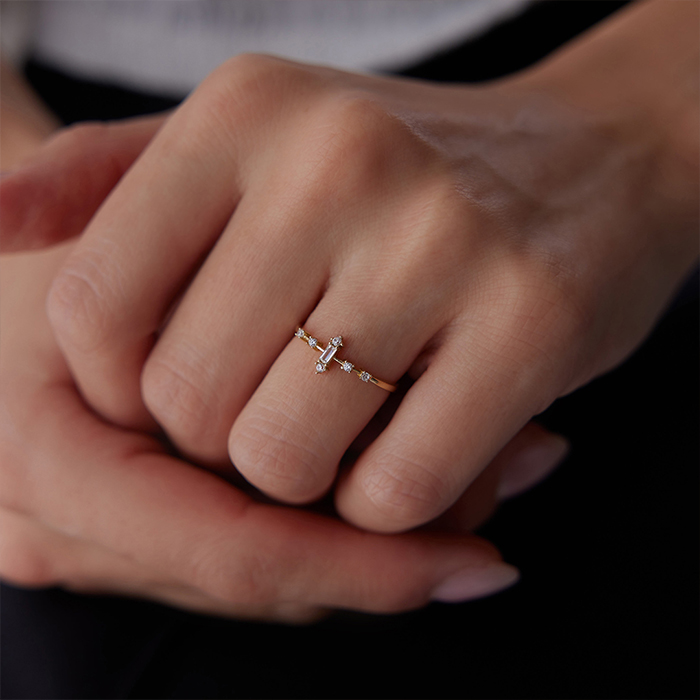 Bagetli Prenses Yüzük - Alen