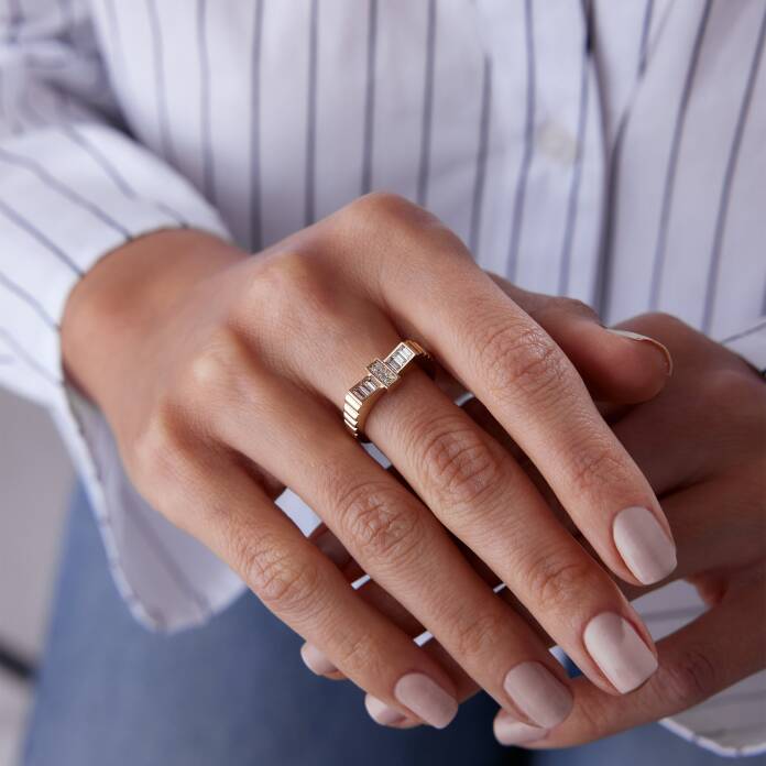 Bagetli Prizma Yüzük - 2