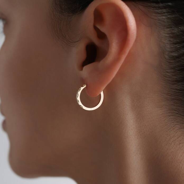 Bakla Sıra Taşlı Küpe - 2