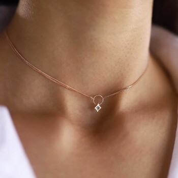 Baklava Model Choker Kolye - Alen