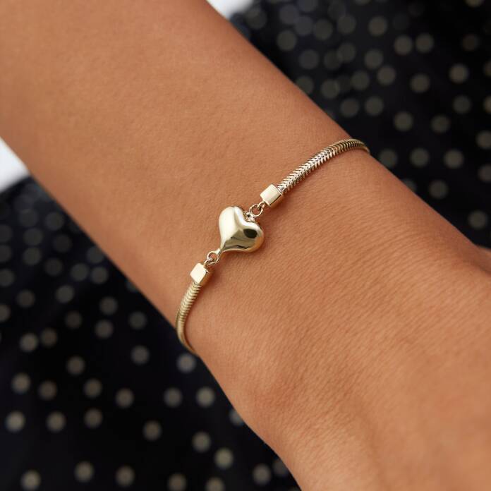 Balıksırtı Kalp Bileklik - 2