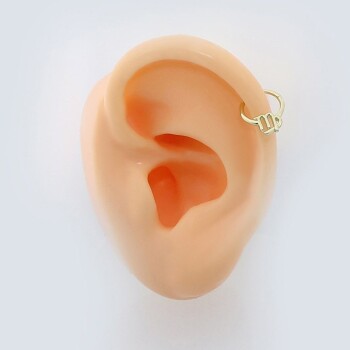 Başak Burcu Halka Helix Piercing - Dianora (1)