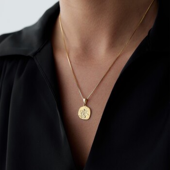 Başak Burcu Plaka Kolye - Koçak (1)