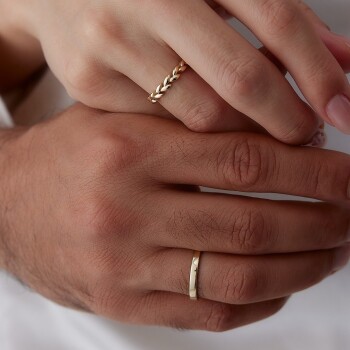 Başak Çift Alyans - Tülay Alyans