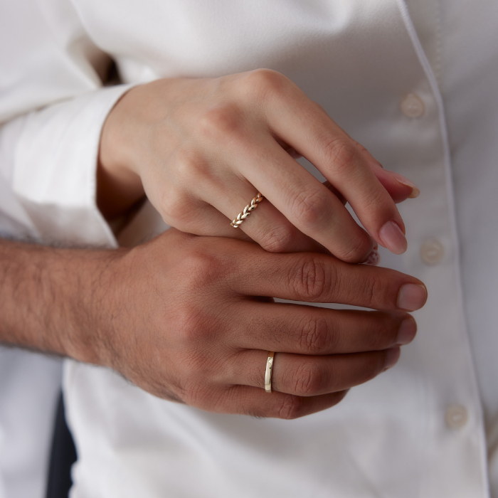 Başak Çift Alyans - Tülay Alyans