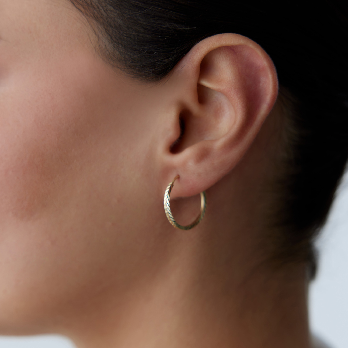 Başak Halka Küpe - Dilmener