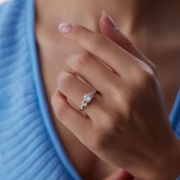 Başak Taşlı Yüzük - Alen (1)