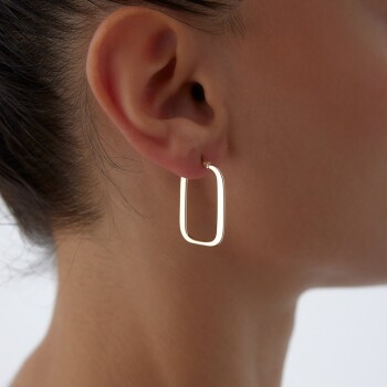 Basic Kare Fiyon Küpe - Koçak (1)