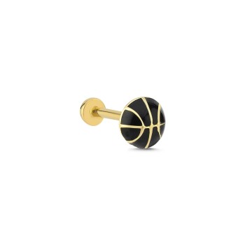 Basketball Model Siyah Mine Tragus Piercing - Alen