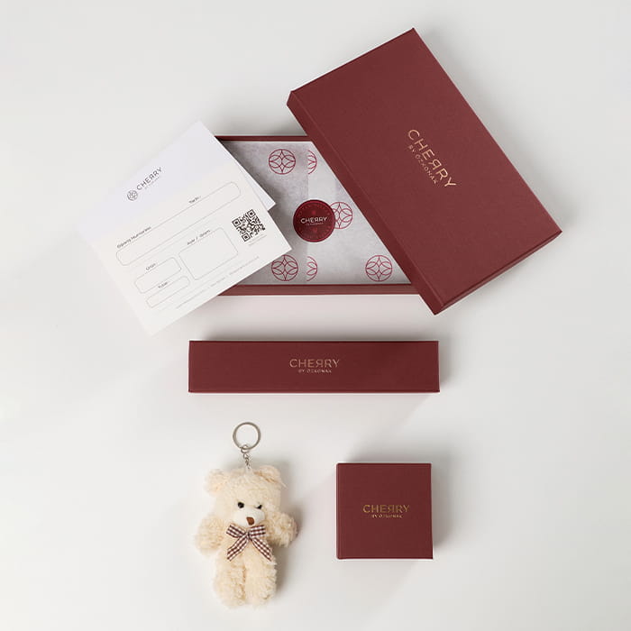 Bear Taşlı Altın Tragus Piercing - Fam (1)