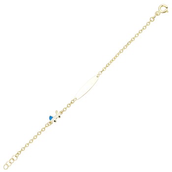 Bebek Arabası Geniş Forse Zincir Çocuk Künyesi - Melike