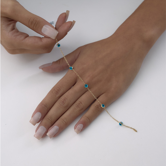 Beş Göz Nazar Bileklik - Özçelik (1)