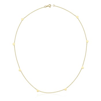 Beş Sıra Kalp Kolye - Rayna (1)