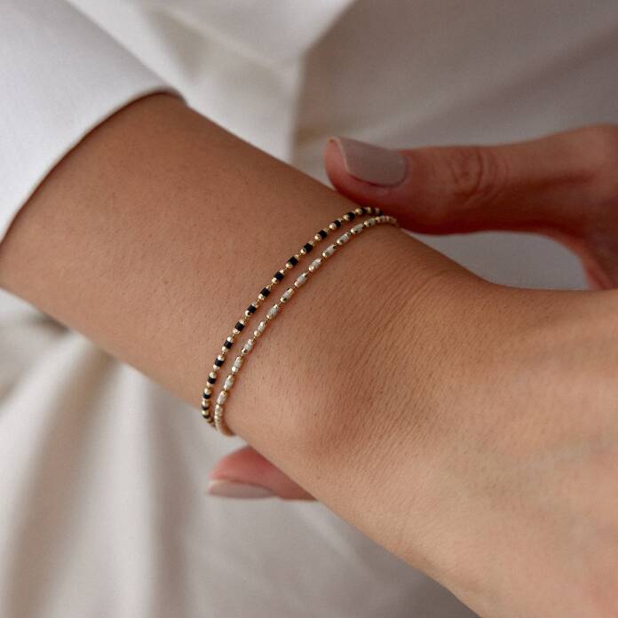 Beyaz Mineli Golf Bileklik - 3