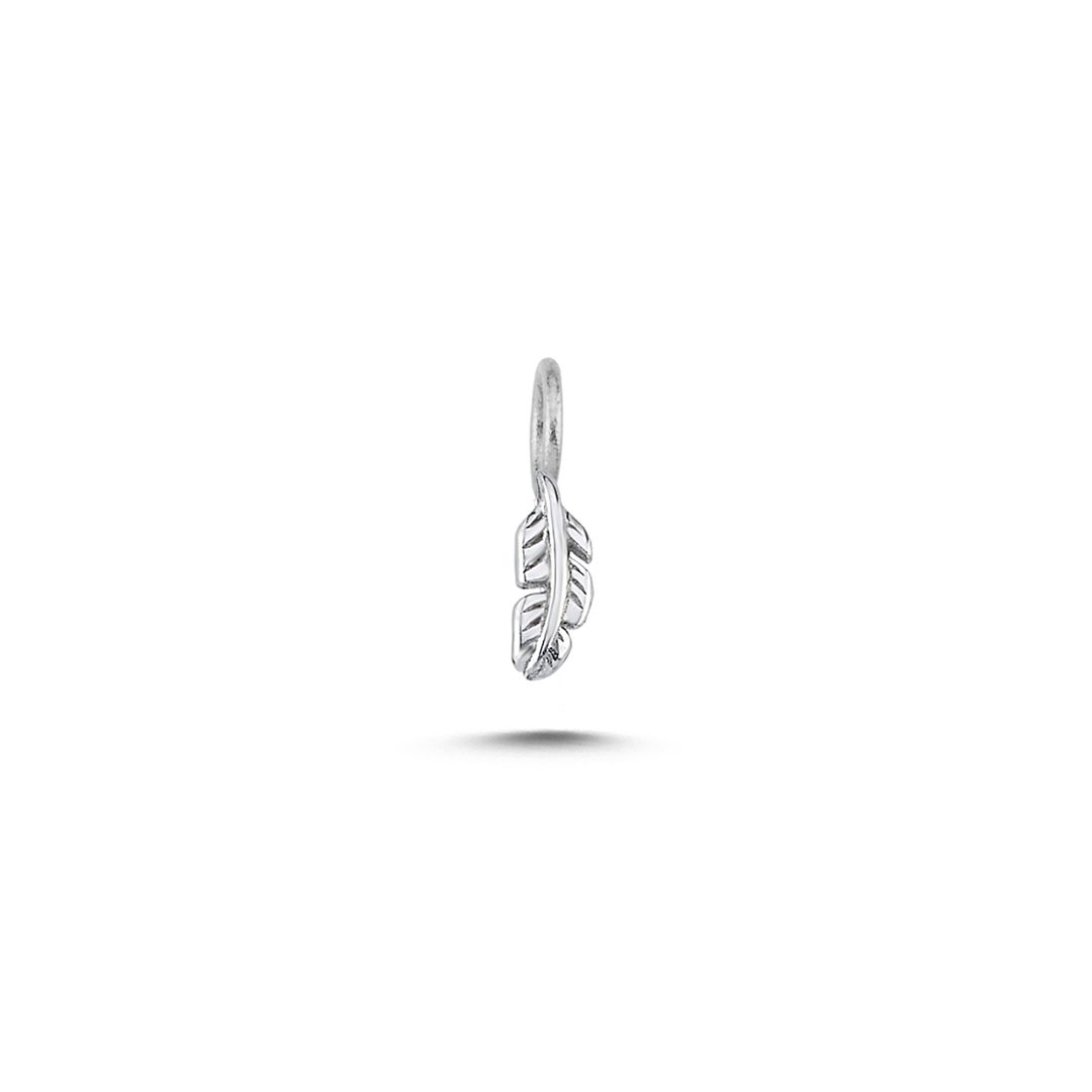 Beyaz Yaprak Charm - 1