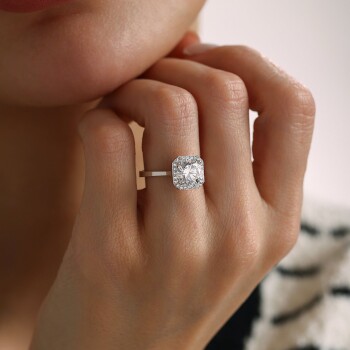 Birleşik Turlu Tektaş Yüzük - Oragold Orhan