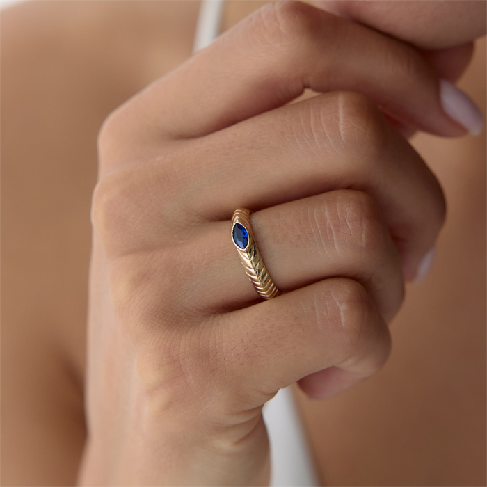 Blue Dovira Yüzük - Rayna (1)