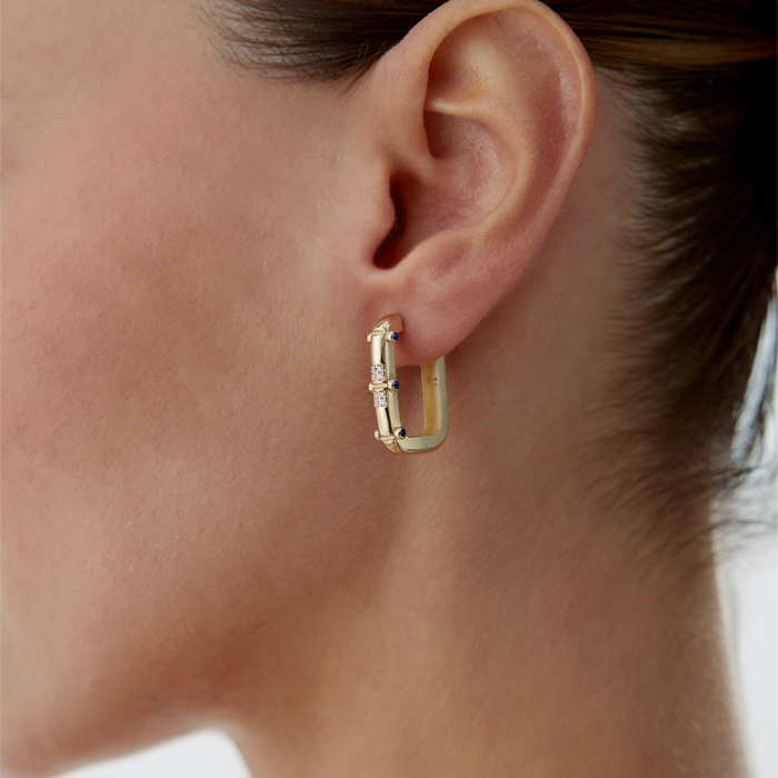 Blue Elven Ataç Küpe - Rayna