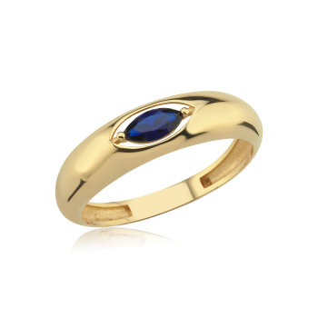 Blue Sıvama Bombe Yüzük - 5