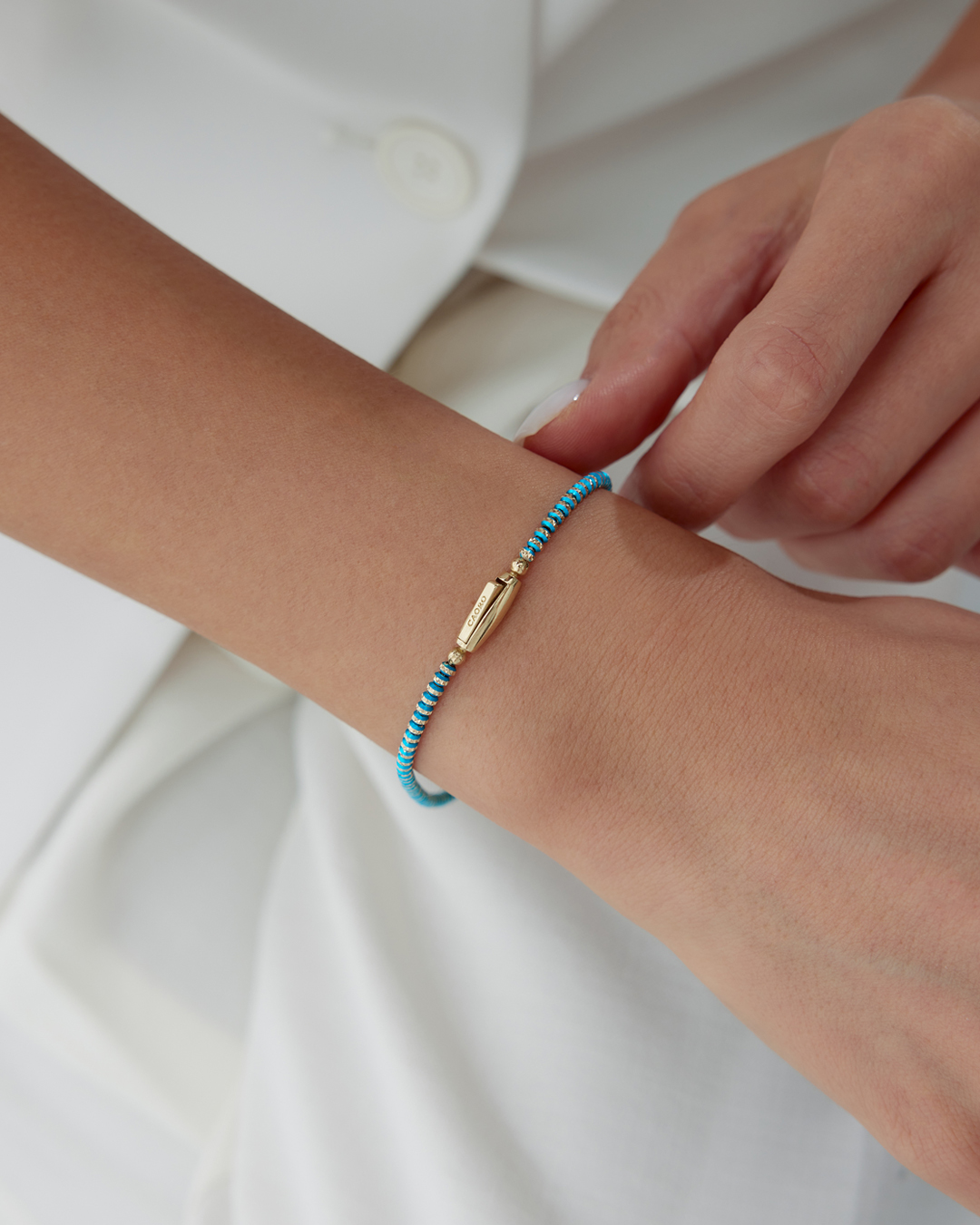 Blue Slim Bond Bileklik - 3