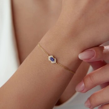 Blue Vintage Bileklik - Rayna