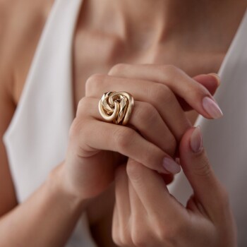 Bold Karışım Yüzük - Mg Gold (1)