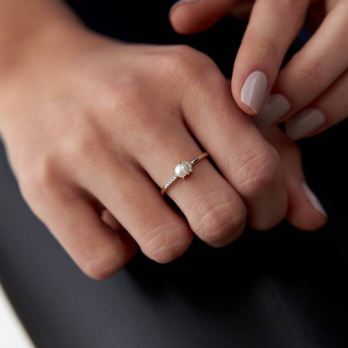 Bold Pearl Yüzük - 1