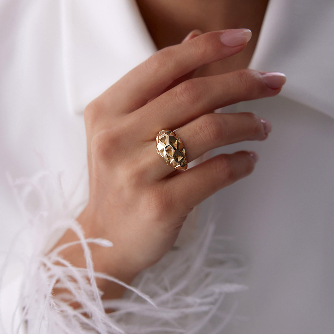 Bold Piramit Yüzük - 1