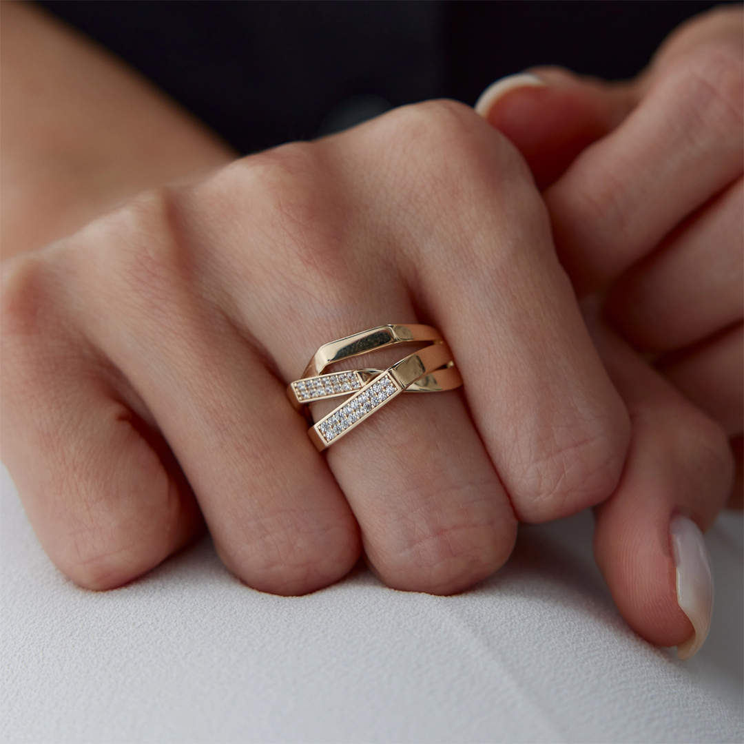 Stick Block Yüzük - 2