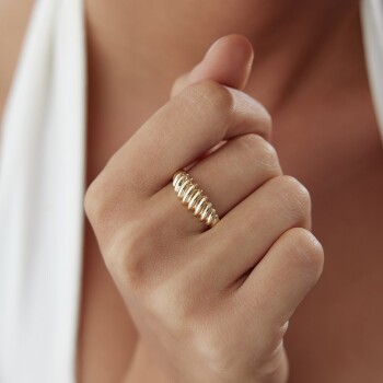 Bold Tırtıl Yüzük - Nüans (1)